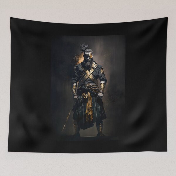 Item preview, Scottish Highlander Battle Ready - Fantasy Warrior designed and sold by ShadowAndSlate.