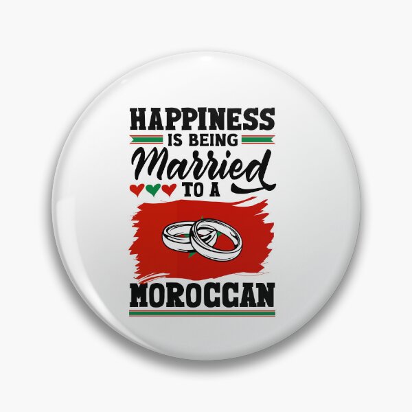 Item preview, Morocco Flag Happiness Is Being Married To A Moroccan Funny designed and sold by ShopTheStyle.