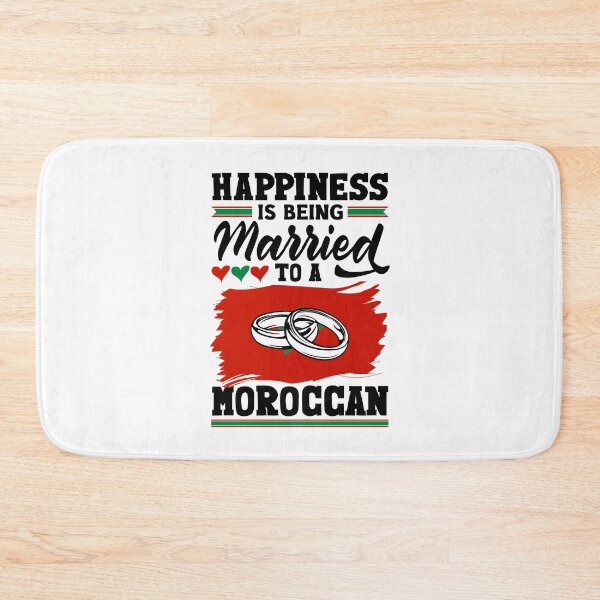 Item preview, Morocco Flag Happiness Is Being Married To A Moroccan Funny designed and sold by ShopTheStyle.