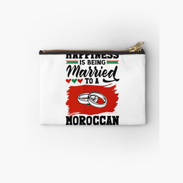 Item preview, Morocco Flag Happiness Is Being Married To A Moroccan Funny designed and sold by ShopTheStyle.