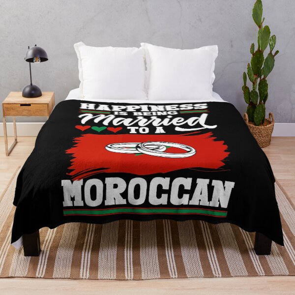 Item preview, Morocco Flag Happiness Is Being Married To A Moroccan Funny designed and sold by ShopTheStyle.