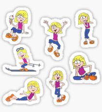 Lizzie McGuire Cartoon Pack Sticker