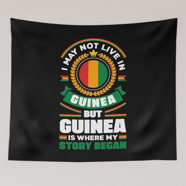 Artikelvorschau, Guinea Guinean Flag Half Guinean Is Better Than None entworfen und verkauft von ShopTheStyle.