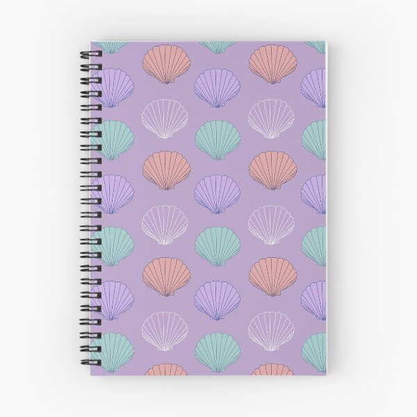 Item preview, Shell pattern with green, purple and orange shells designed and sold by Lindsay Marie Patterns.