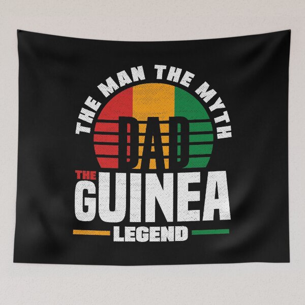 Aperçu de l'œuvre Guinea Guinean Guinea Flag Fathers Day créée et vendue par ShopTheStyle.