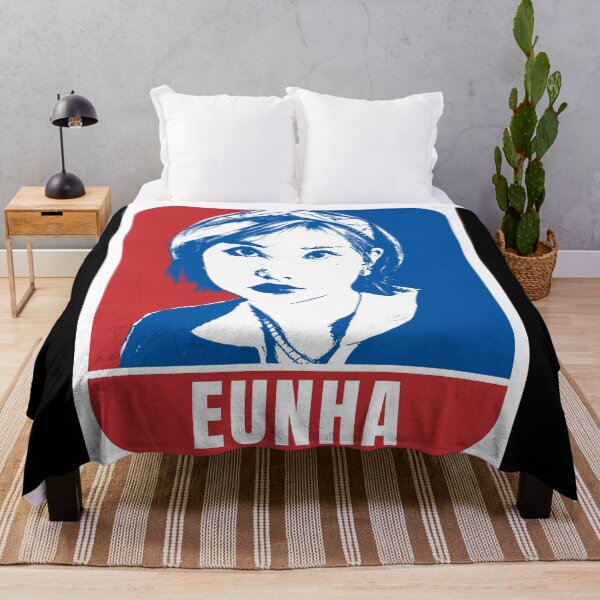 Item preview, VIVIZ Eunha Sketch Silhouette Blue and Red designed and sold by AliffStudio.