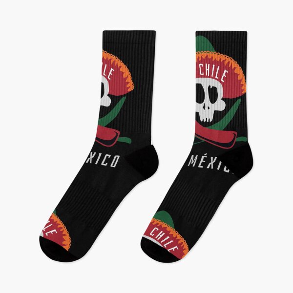 Item preview, AL CHILE VIVA MÉXICO - on Black designed and sold by boltjesdesign.