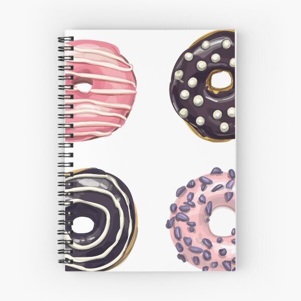 Item preview, Donut Pattern Dessert Print designed and sold by BlueRockDesigns.