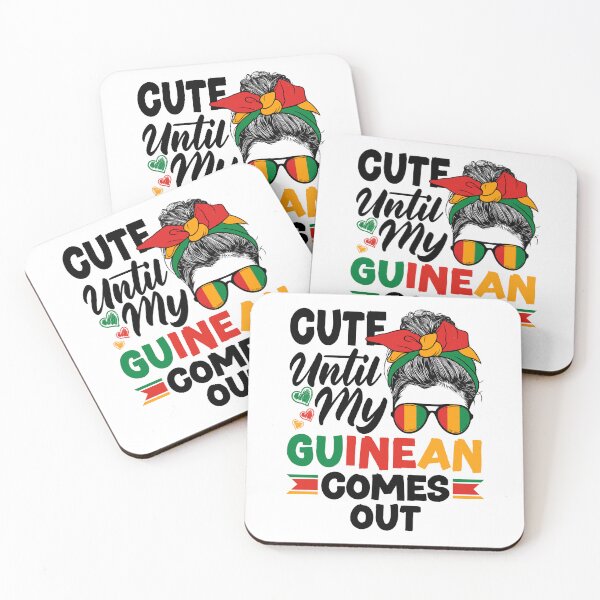 Item preview, Guinea Guinean Guinea Flag Cute Until My Guinean Comes Out designed and sold by ShopTheStyle.