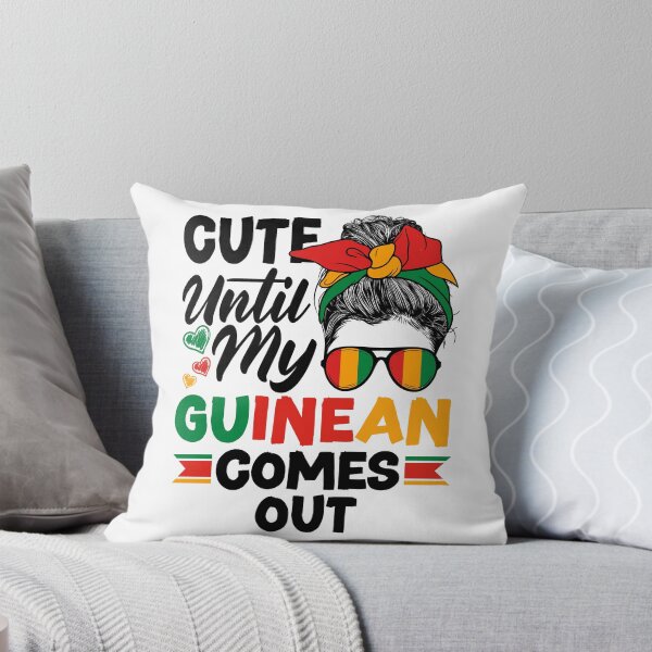 Item preview, Guinea Guinean Guinea Flag Cute Until My Guinean Comes Out designed and sold by ShopTheStyle.