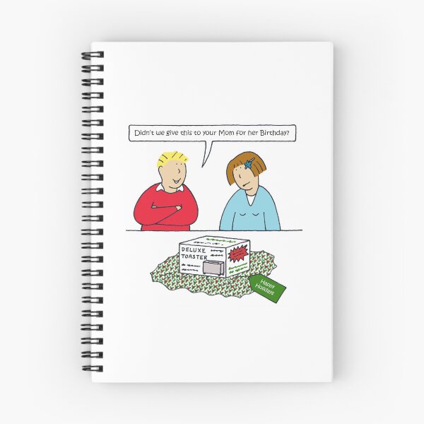 Item preview, Regifting Couple Cartoon Humor designed and sold by KateTaylor.