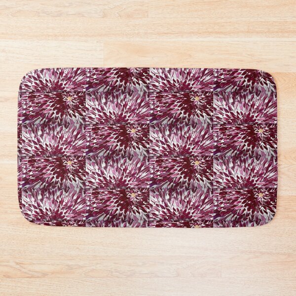 Item preview, abstract red winepetals  large chrysanthemum designed and sold by mayaayeis.
