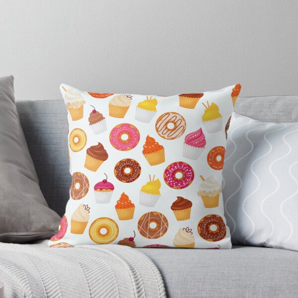 Item preview, Donut Pattern Dessert Print designed and sold by BlueRockDesigns.