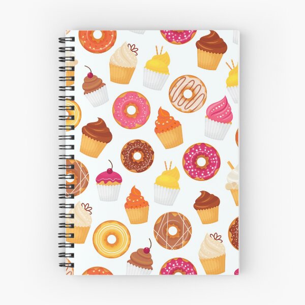 Item preview, Donut Pattern Dessert Print designed and sold by BlueRockDesigns.