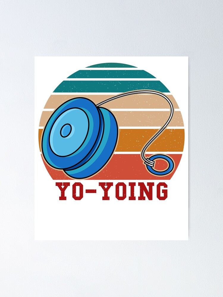 Yoyo - 70s 80s 90s Classic Toy Game Vintage Pastime Hobby | Poster