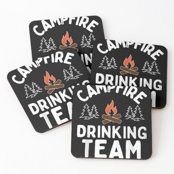 Item preview, Campfire drinking team camping lover camper mom camper girl  designed and sold by guyebeder.