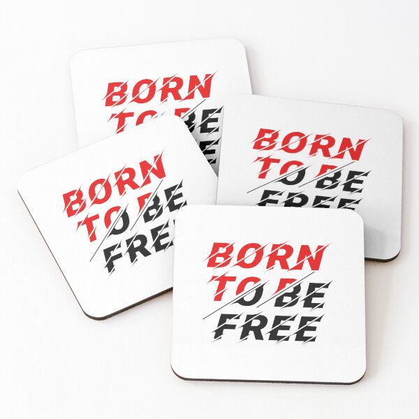 Item preview, Sliced text style, born to be free designed and sold by Slavic1991.