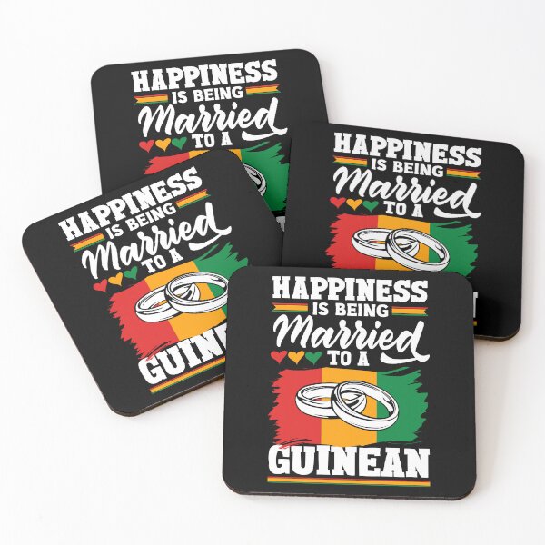 Item preview, Guinea Guinean Flag Happiness IS Beign Married To A Guinean designed and sold by ShopTheStyle.