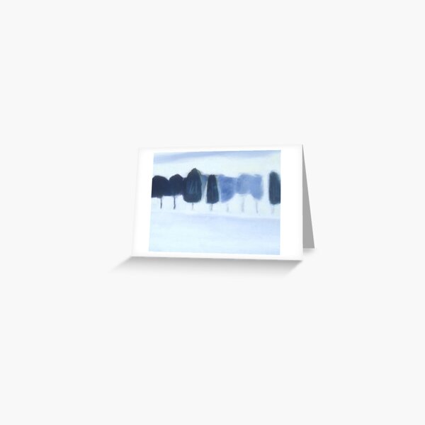 WINTER TREES Greeting Card