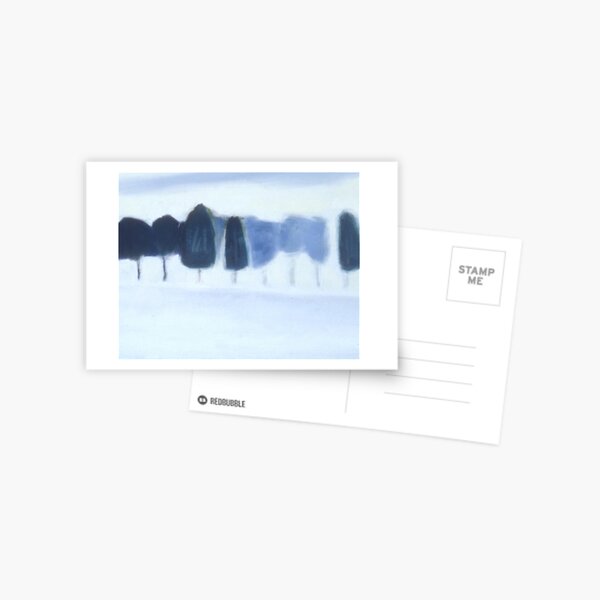 WINTER TREES Postcard