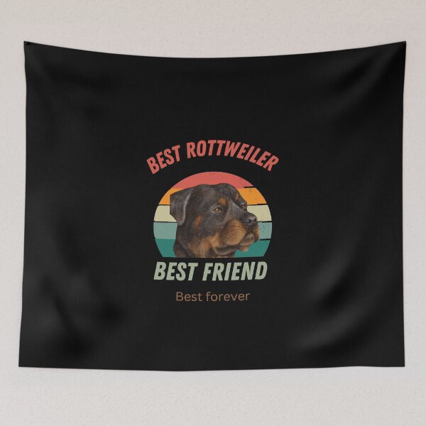 Item preview, Best rottweiler best friend best forever ⭐️⭐️⭐️⭐️⭐️ designed and sold by Speckledfrog.