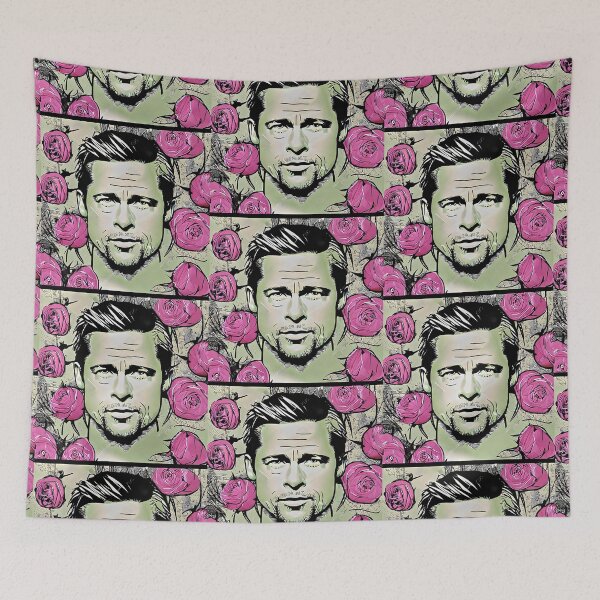Item preview, Cara de Brad con rosas designed and sold by bogfl.
