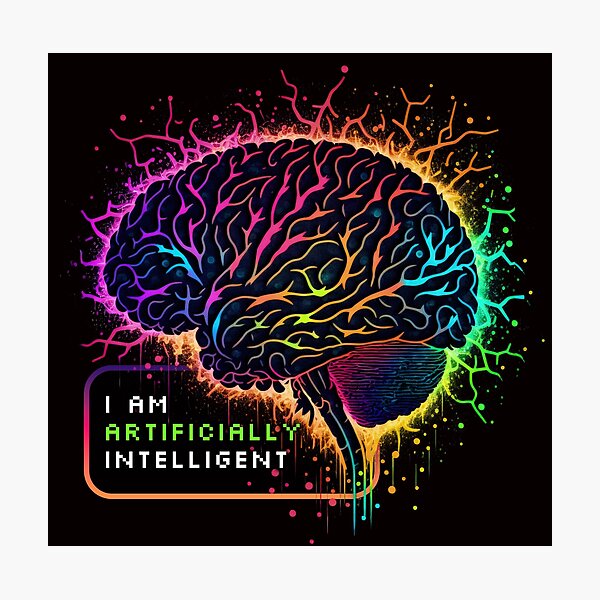 Item preview, AI - I am ARTIFICIALLY INTELLIGENT designed and sold by ArtificialEye.