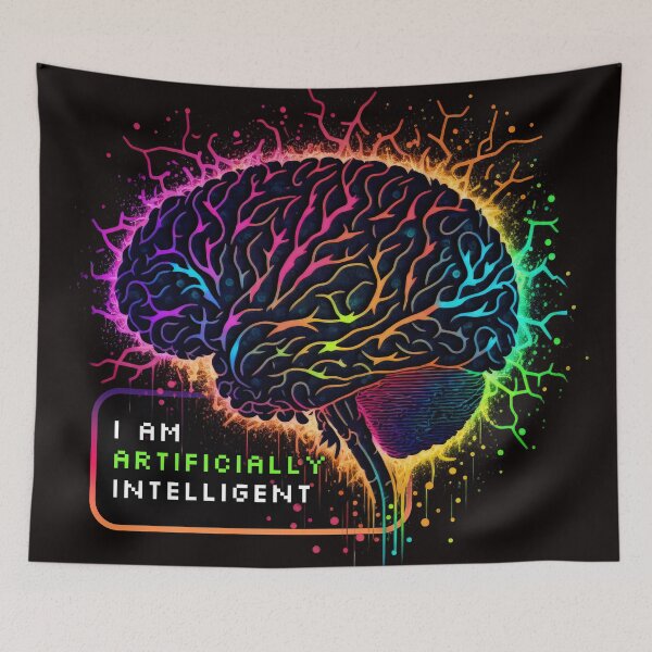 Item preview, AI - I am ARTIFICIALLY INTELLIGENT designed and sold by ArtificialEye.