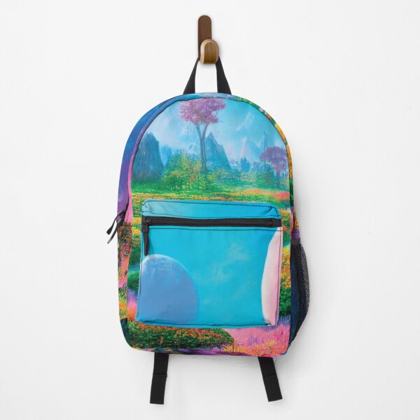 Item preview, a painting of a landscape with flowers and trees designed and sold by DesignAtYO.