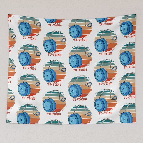 Item preview, retro yoyo world, nostalgic art designed and sold by Design_for_merch.