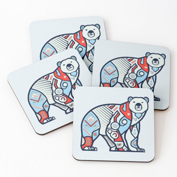 Item preview, Polar Bear Pacific Northwest Art designed and sold by GrizzlyMountain.