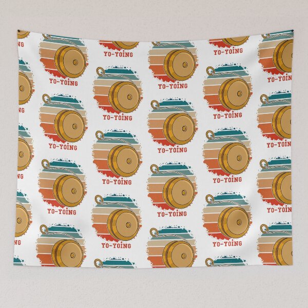 Item preview, retro yoyo world, nostalgic art designed and sold by Design_for_merch.