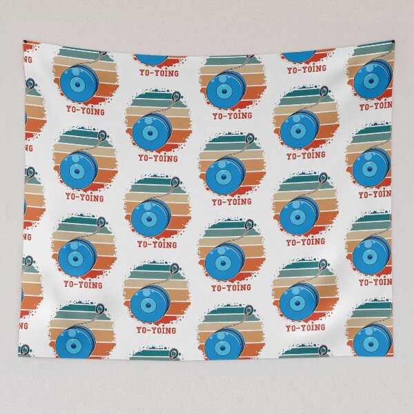 Item preview, retro yoyo world, nostalgic art designed and sold by Design_for_merch.