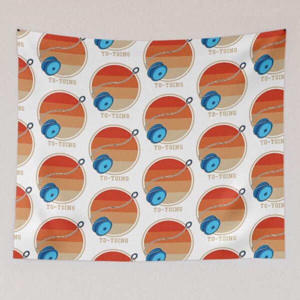 Item preview, retro yoyo world, nostalgic art designed and sold by Design_for_merch.