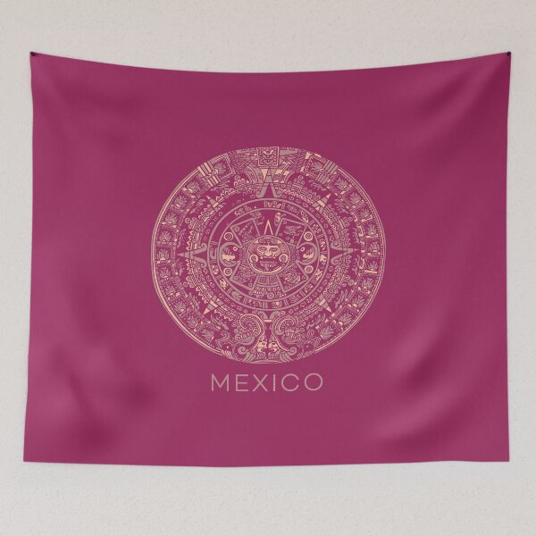 Item preview, Calendario Azteca Rosa - on Pink designed and sold by boltjesdesign.