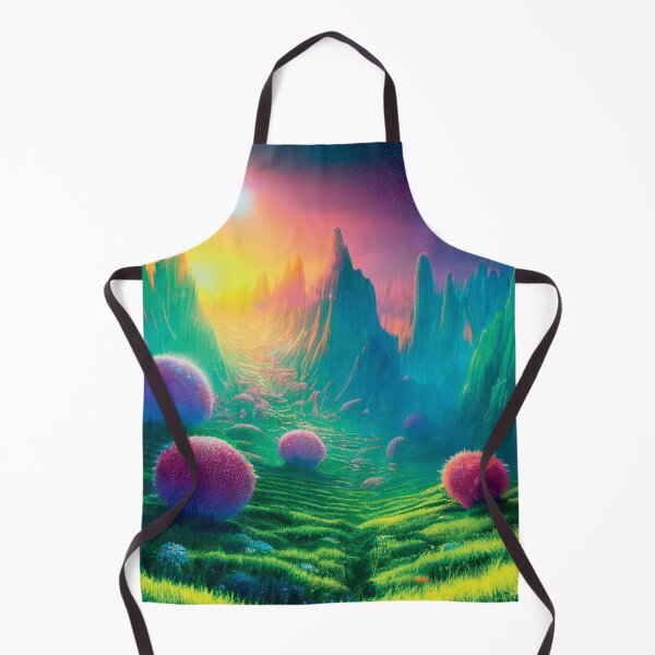 Item preview, a painting of a landscape with mountains and grass designed and sold by DesignAtYO.