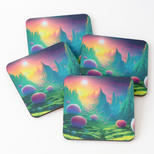 Item preview, a painting of a landscape with mountains and grass designed and sold by DesignAtYO.