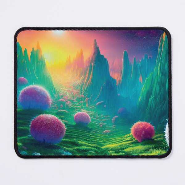Item preview, a painting of a landscape with mountains and grass designed and sold by DesignAtYO.