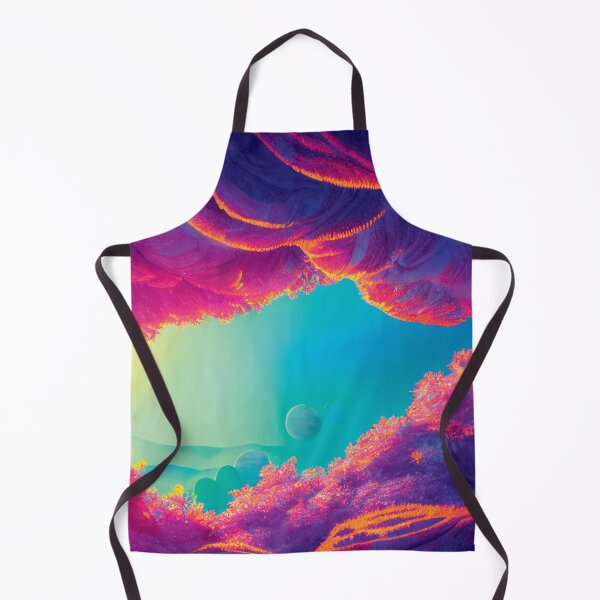 Item preview, a painting of a blue and pink landscape designed and sold by DesignAtYO.
