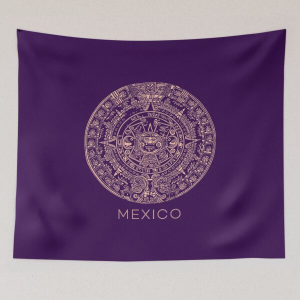 Item preview, Calendario Azteca Rosa - on Purple designed and sold by boltjesdesign.