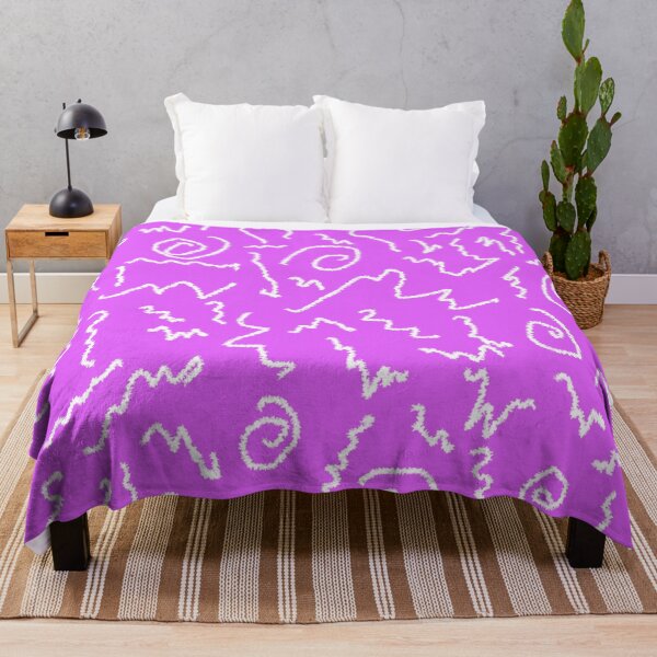 Item preview, Purple Squiggly Lines patterns,minimal,simple,minimalist, designed and sold by Tamas Das.