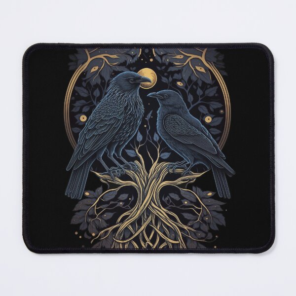 Item preview, Pair of ravens style tarot cards. designed and sold by Gaviani Design Studio.