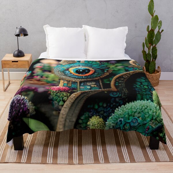 Item preview, a close up of a fake house surrounded by plants designed and sold by DesignAtYO.