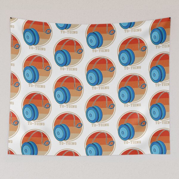 Item preview, retro yoyo world, nostalgic art designed and sold by Design_for_merch.