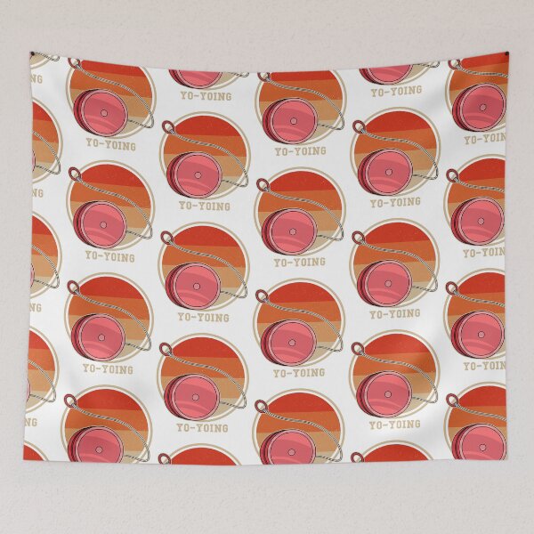 Item preview, retro yoyo world, nostalgic art designed and sold by Design_for_merch.