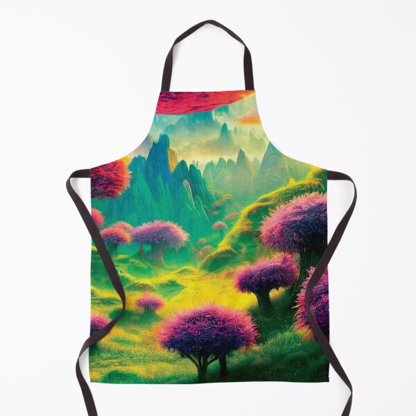 Item preview, a painting of a landscape with trees and mountains designed and sold by DesignAtYO.