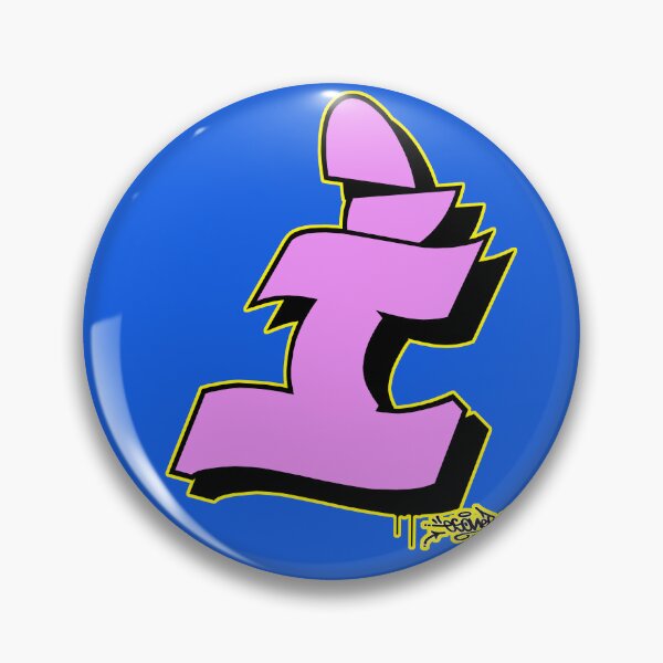 Item preview, PINK LETTER I BY ESONE URBAN GRAFFITI STREET STYLE  designed and sold by GraffitiBomberZ.