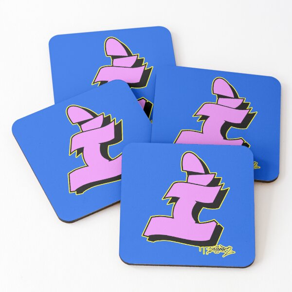 Item preview, PINK LETTER I BY ESONE URBAN GRAFFITI STREET STYLE  designed and sold by GraffitiBomberZ.