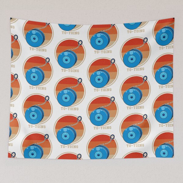 Item preview, retro yoyo world, nostalgic art designed and sold by Design_for_merch.