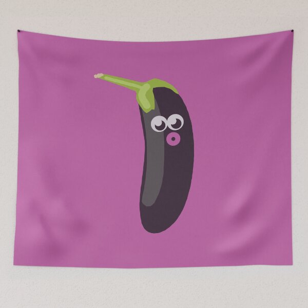 Item preview, surprised eggplant designed and sold by RoboRaphael.